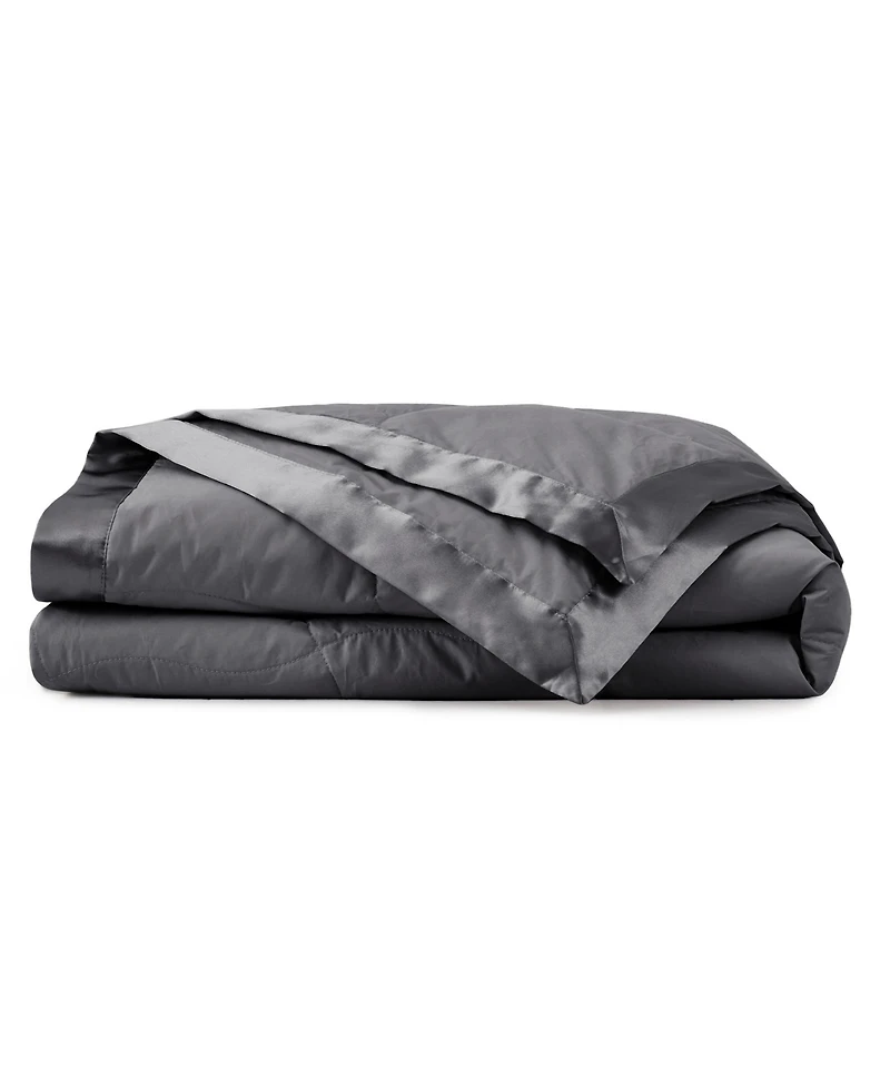 Unikome Oversized Lightweight Satin Trim Feather and Down Blanket