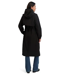 Tahari Womens Maxi Anorak Coat