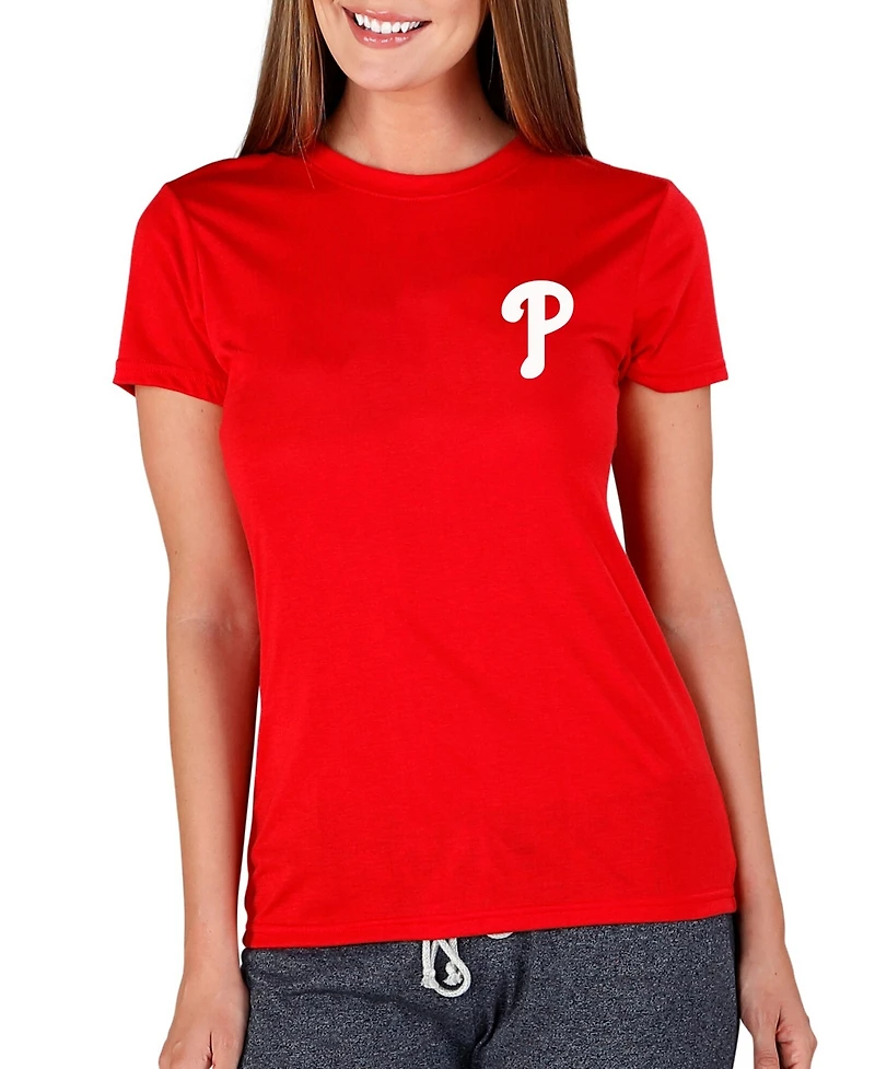 Concepts Sport Women's Red Philadelphia Phillies Marathon Knit Top