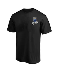 Fanatics Men's Profile Black Kansas City Royals Big Tall Two-Sided Graphic T-Shirt