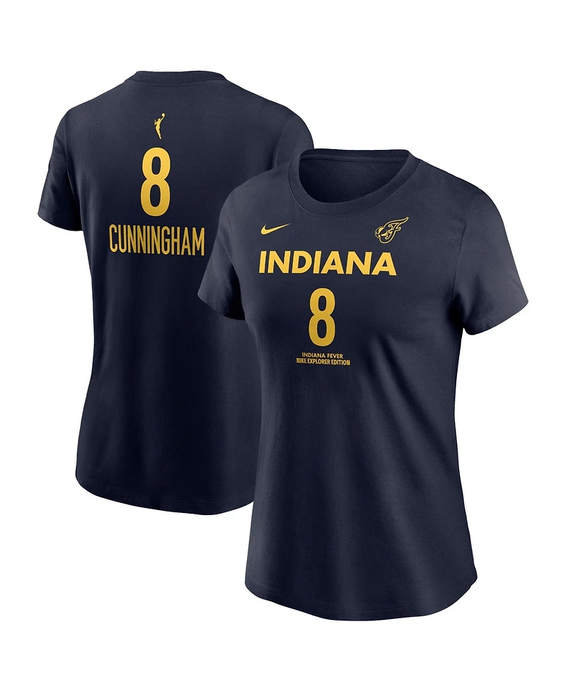 Nike Women's Sophie Cunningham Navy Indiana Fever Name & Number Explorer Edition T-Shirt