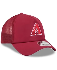 New Era Men's Dark Red Arizona Diamondbacks 2026 Batting Practice Apex 9FORTY Adjustable Trucker Hat