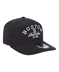 New Era Men's Navy Boston Red Sox Stacked 19TWENTY Adjustable Hat