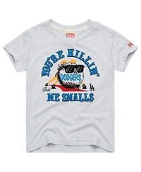 Homage Toddler Ash Los Angeles Dodgers x The Sandlot Tri-Blend T-Shirt