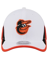 New Era Men's White Baltimore Orioles Cut n Sew 39THIRTY Flex Hat