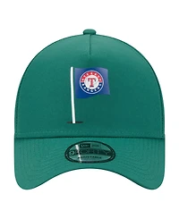 New Era Men's Green Texas Rangers Pin Seeker 9FORTY A-Frame Adjustable Hat