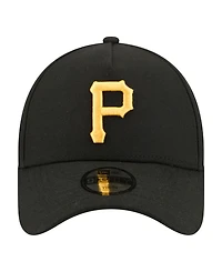 New Era Big Boys and Girls Black Pittsburgh Pirates 9FORTY A-Frame Adjustable Hat