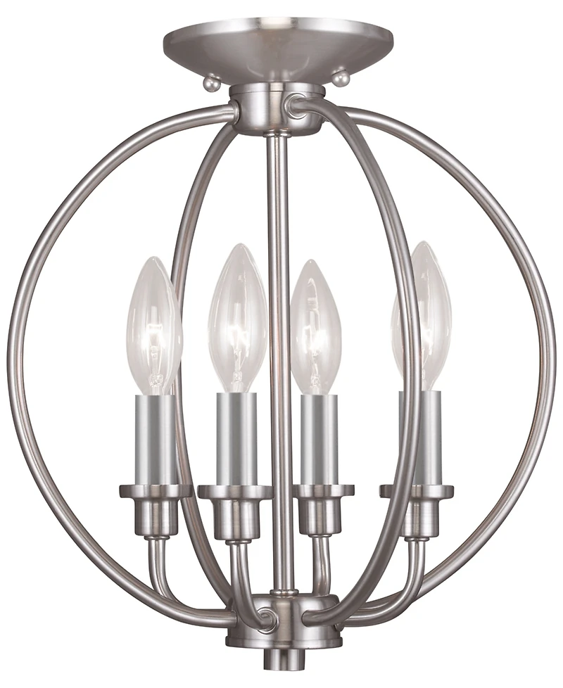 Livex Milania 4-Light Flushmount