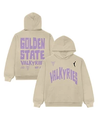 Playa Society Men's and Women's Oatmeal Golden State Valkyries Established Hoodie