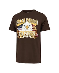 '47 Brand Men's Brown San Diego Padres Americana Eagle T-Shirt