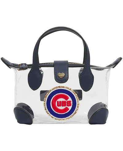 Stoney Clover Lane Chicago Cubs Clear Pouchette Crossbody Bag