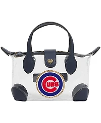 Stoney Clover Lane Chicago Cubs Clear Pouchette Crossbody Bag