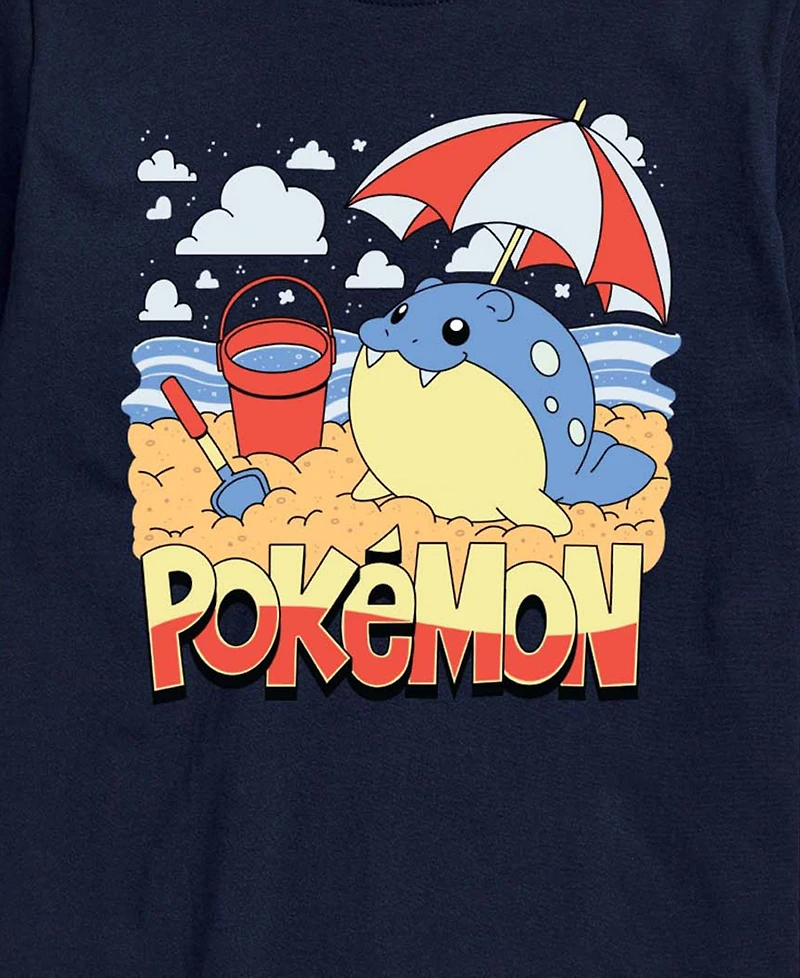 Airwaves Men's Pokemon Beach Graphic T-Shirt