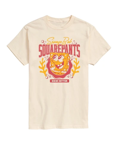 Airwaves Men's Spongebob Squarepants Collegiate Graphic T-Shirt