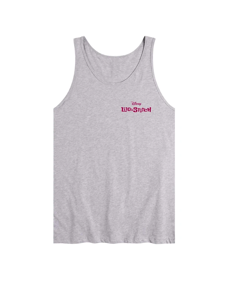 Airwaves Men's Lilo & Stitch Ohana Records Graphic Tank Top