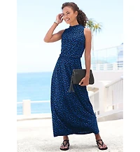 Lascana Women's High Neck Maxi Dress