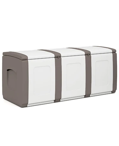 Slickblue 80 Gallon Patio Storage Container with Lockable Lid for Packages