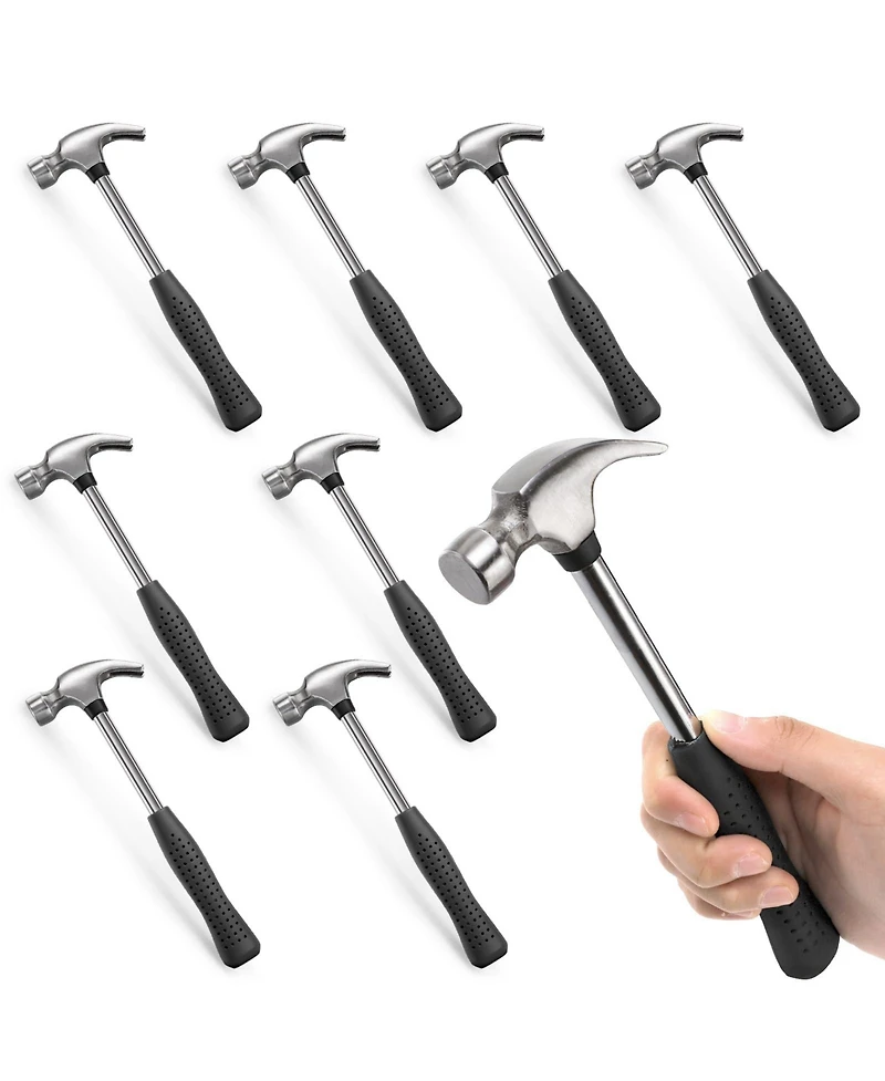 Xdovet Small Claw Hammer Mini Rubber Handle Steel Head Diy