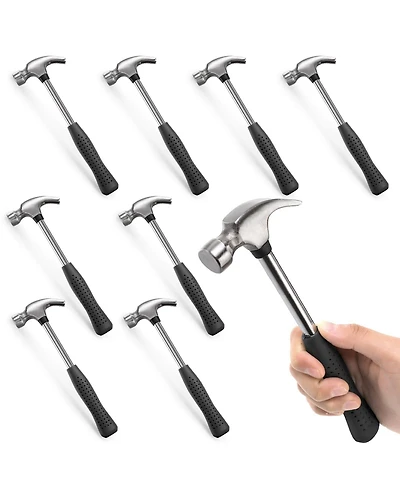 Xdovet Small Claw Hammer Mini Rubber Handle Steel Head Diy
