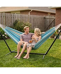 Aofar 2-Person Hammock with Tree Straps Brazilian Portable Camping Bed set