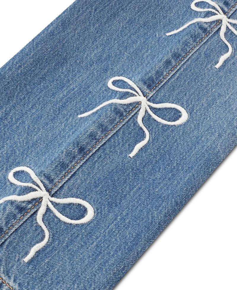 abercrombie kids Toddler Girls' 2T-5T Bow Baggy Jeans