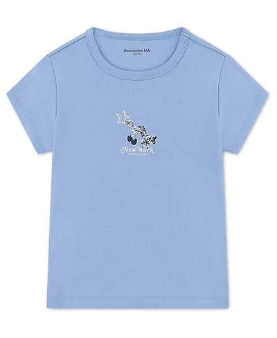 abercrombie kids Toddler Girls' 2T-5T Keychain Baby T-Shirt