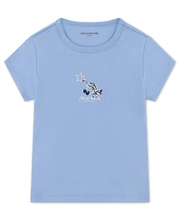 abercrombie kids Toddler Girls' 2T-5T Keychain Baby T-Shirt