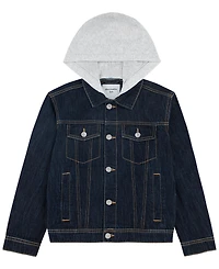 abercrombie kids Boys' 5-18 Long-Sleeve Hooded Denim Jacket