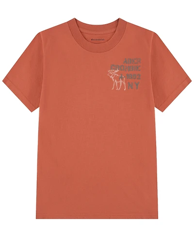 abercrombie kids Boys' 5-18 Short-Sleeve Throwback Moose T-Shirt