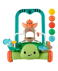 Fisher Price Moves with You Turtle Walker with 5 Balls Push Toy