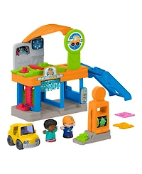 Fisher Price Little People Fillin' Fun Service Station Folding-Ramp Playset, Ages 1+
