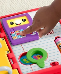 Fisher Price Laugh and Learn 123 Schoolbook Smart Stages Interactive Book, Ages 6 Months+