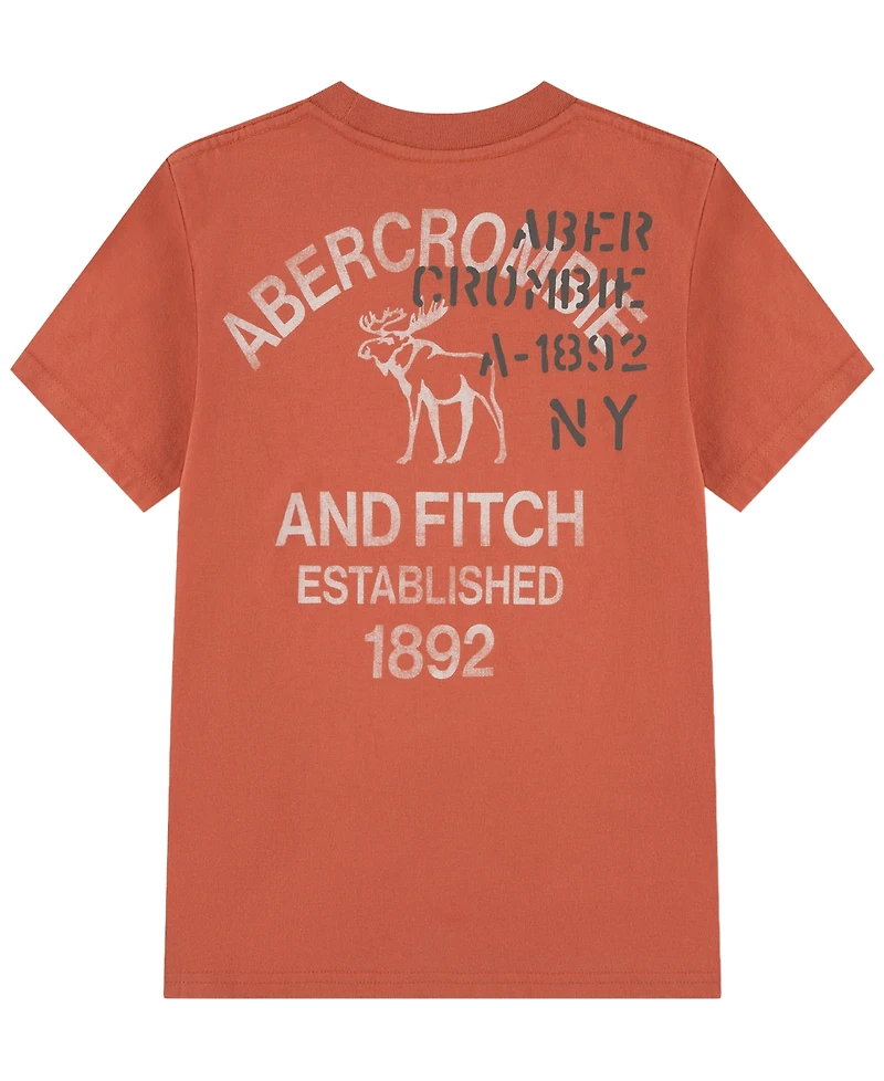 abercrombie kids Boys' 5-18 Short-Sleeve Throwback Moose T-Shirt