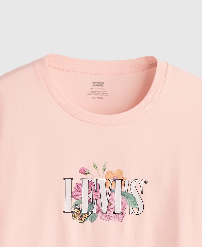 Levi's Trendy Plus Perfect Logo Cotton T-Shirt