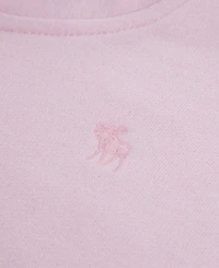 abercrombie kids Toddlers Girls' 2T-5T Essential Long-Sleeve Hoodie and Pants, 2-Piece Set