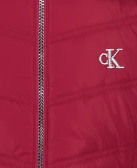 Calvin Klein Girls' 7-16 Aerial Puffer Jacket