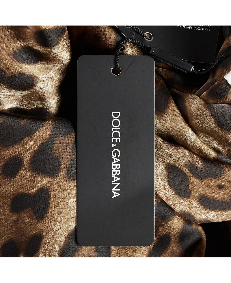 Pre-Owned Dolce & Gabbana Women's Pre-Owned Dolce and Gabbana Crepe Bejeweled Ruffled Mini Dress