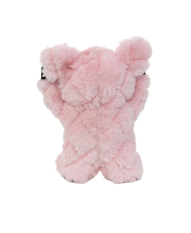 Mighty Jr Angry Animals Pig, Durable Plush Squeaky Dog Toy