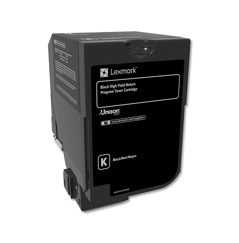 Lexmark CX725 Black High Yield Return Program Laser Toner Cartridge, Up to 25000 Page Yield