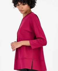 Jones New York Petite Serenity Dolman 3/4-Sleeve Tunic