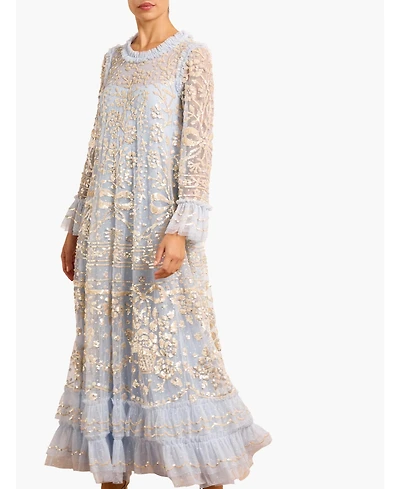 Needle & Thread Women's Celia Long Sleeve Ankle Gown