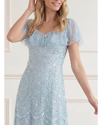 Needle & Thread Women's Freya V-Neck Gown