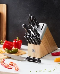 Zwilling Gourmet 15-Piece Self-Sharpening Knife Set