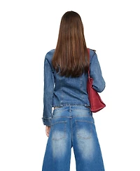 Lioness Women's Polo Collar Button-Front Form Jacket