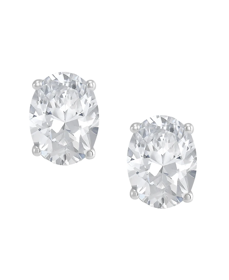 Macy's Igi Certified Lab-Grown Diamond Stud Earrings (2 ct. t.w.) in 14k White Gold