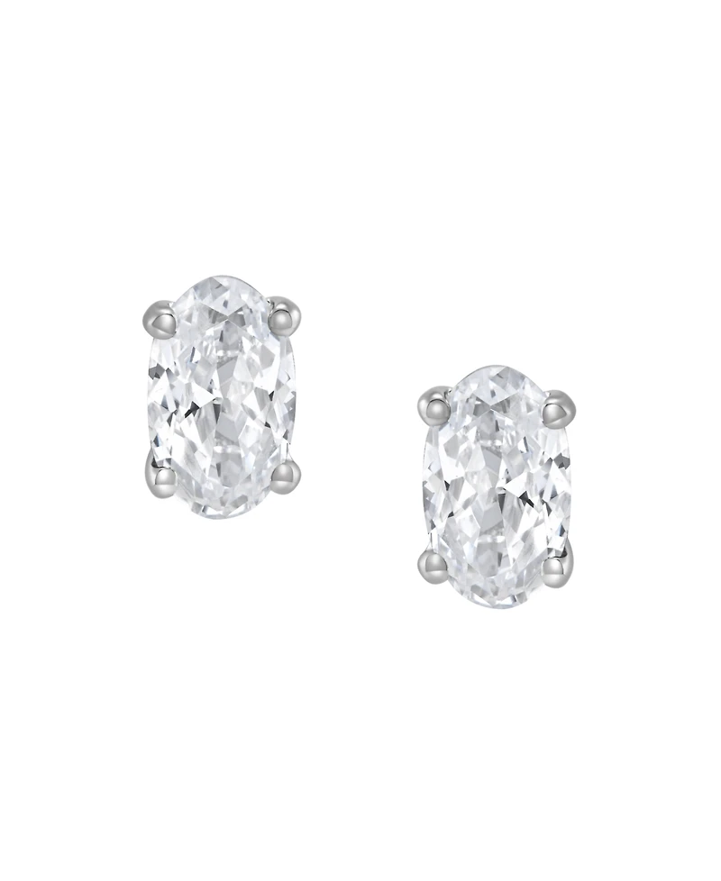 Macy's Igi Certified Lab-Grown Diamond Stud Earrings (1/2 ct. t.w.) in 14k White Gold