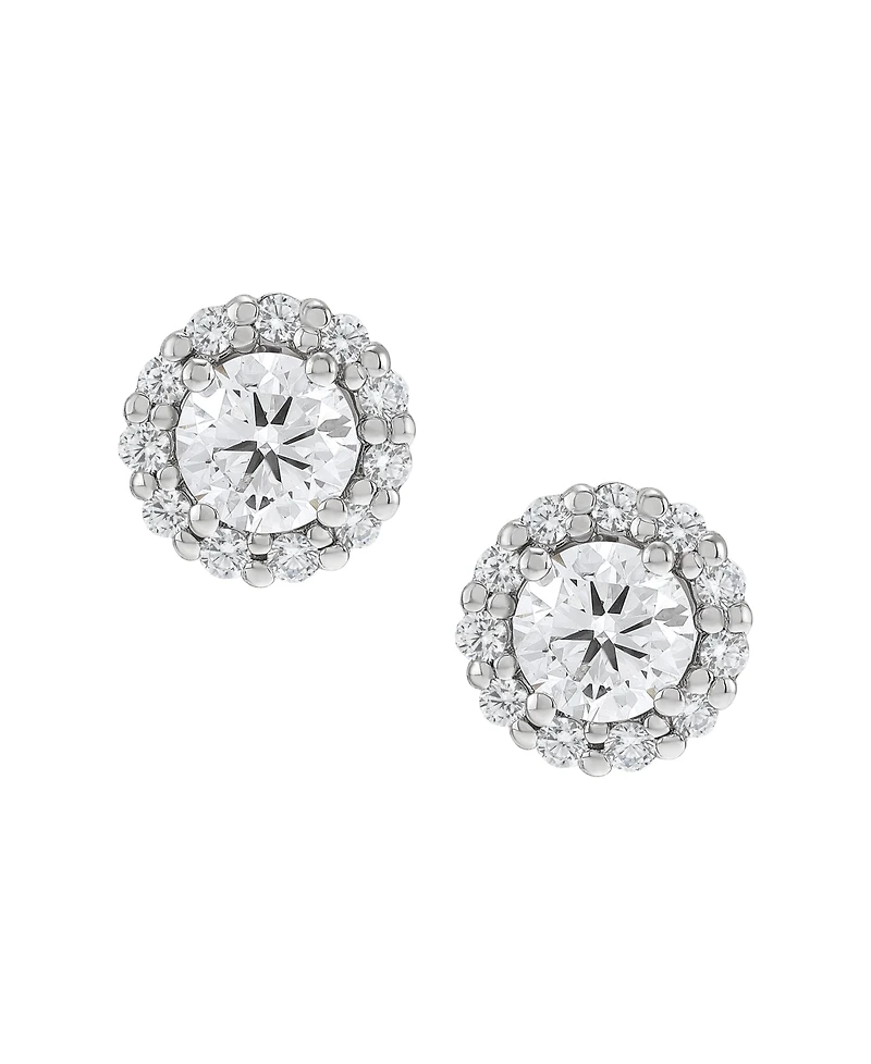 Macy's Igi Certified Lab-Grown Diamond Stud Earrings (1 ct. t.w.) in 14k White Gold