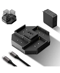 Neewer Nw-F4 100W Usb-c GaN Fast-Charger Adapter for Camera Batteries