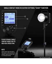 Neewer Z760 Wireless Digital Screen Flash Trigger, Compatible with Fujifilm