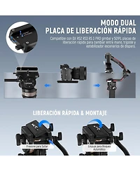 Neewer TH45 Camera Tripod with 18lb for Dji Rs Gimbals